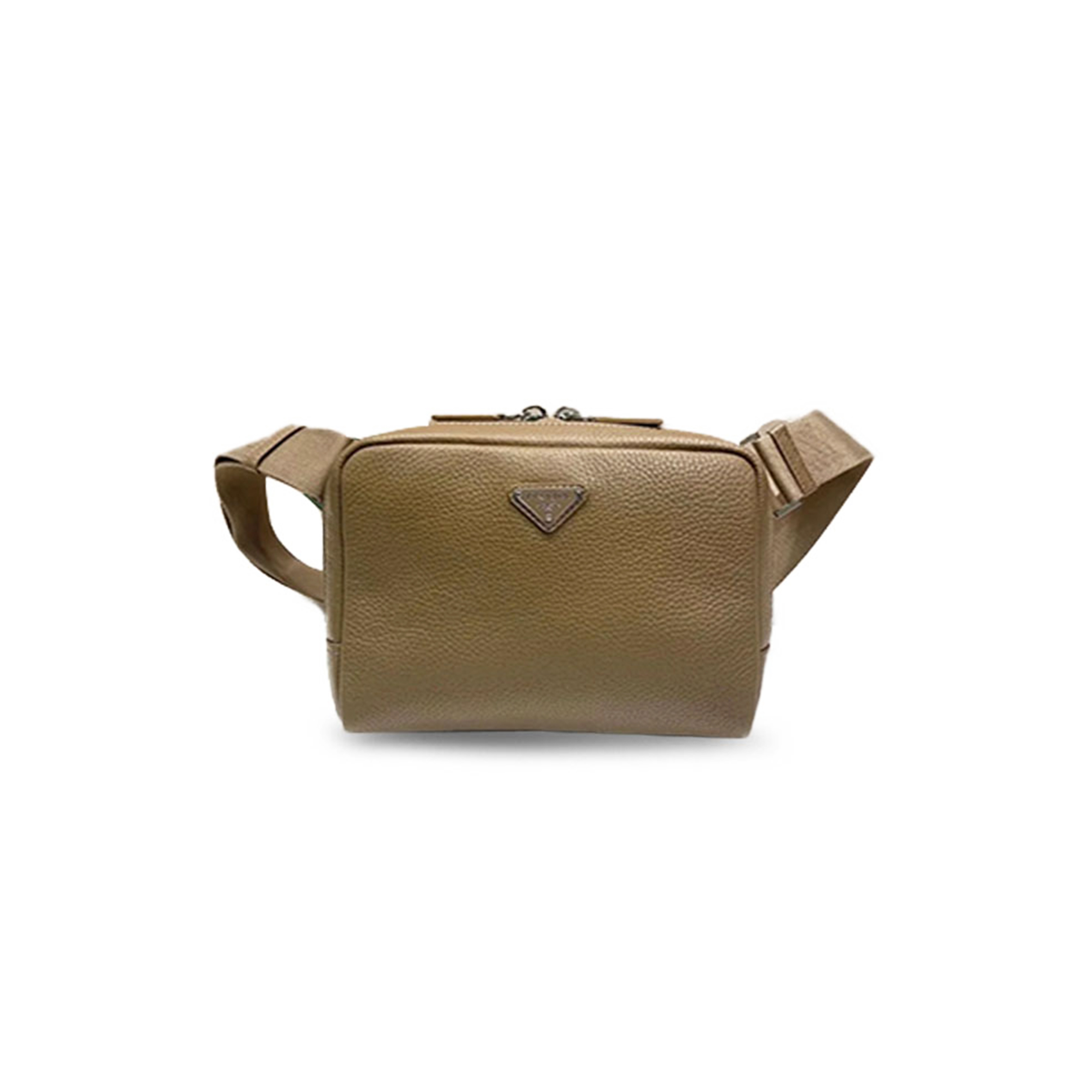 PRADA LEATHER SHOULDER BAG 2VH181 (24*16.5*7cm)